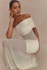 Chic Off-Shoulder Mesh Maxi Dress for Women ATHLEXES