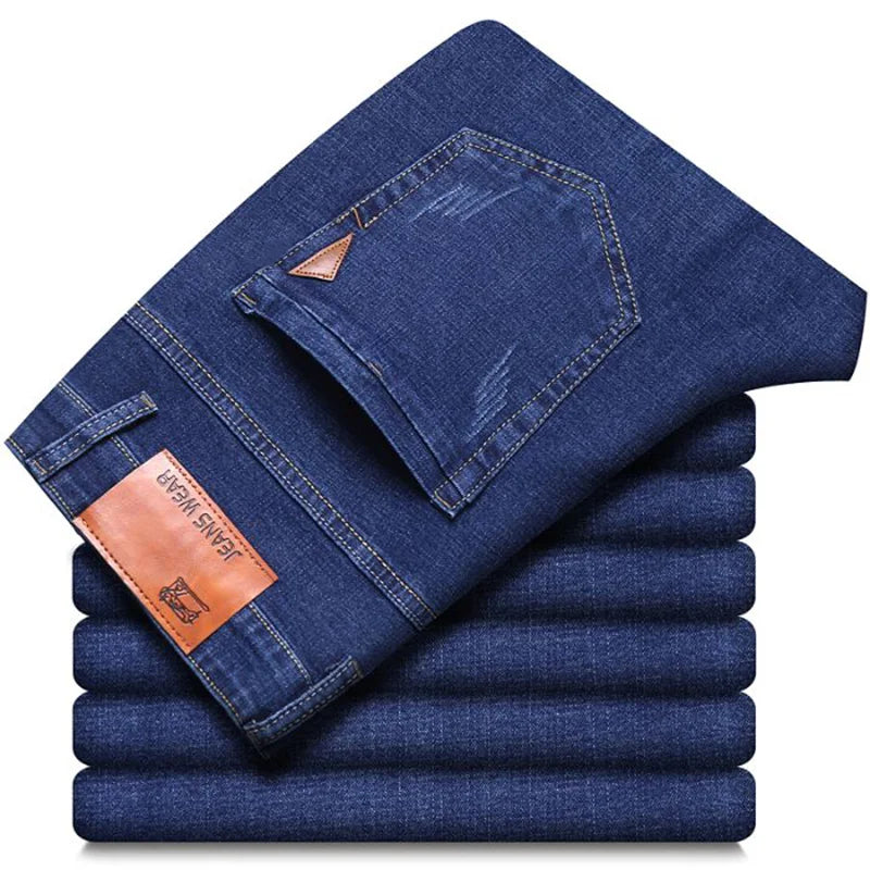 2024 Elite Stretch Loose Fit Denim Trousers for Men ATHLEXES