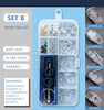 COLOUR_MAX Eyeglasses Repair Kit with Soft Nose Pads ATHLEXES