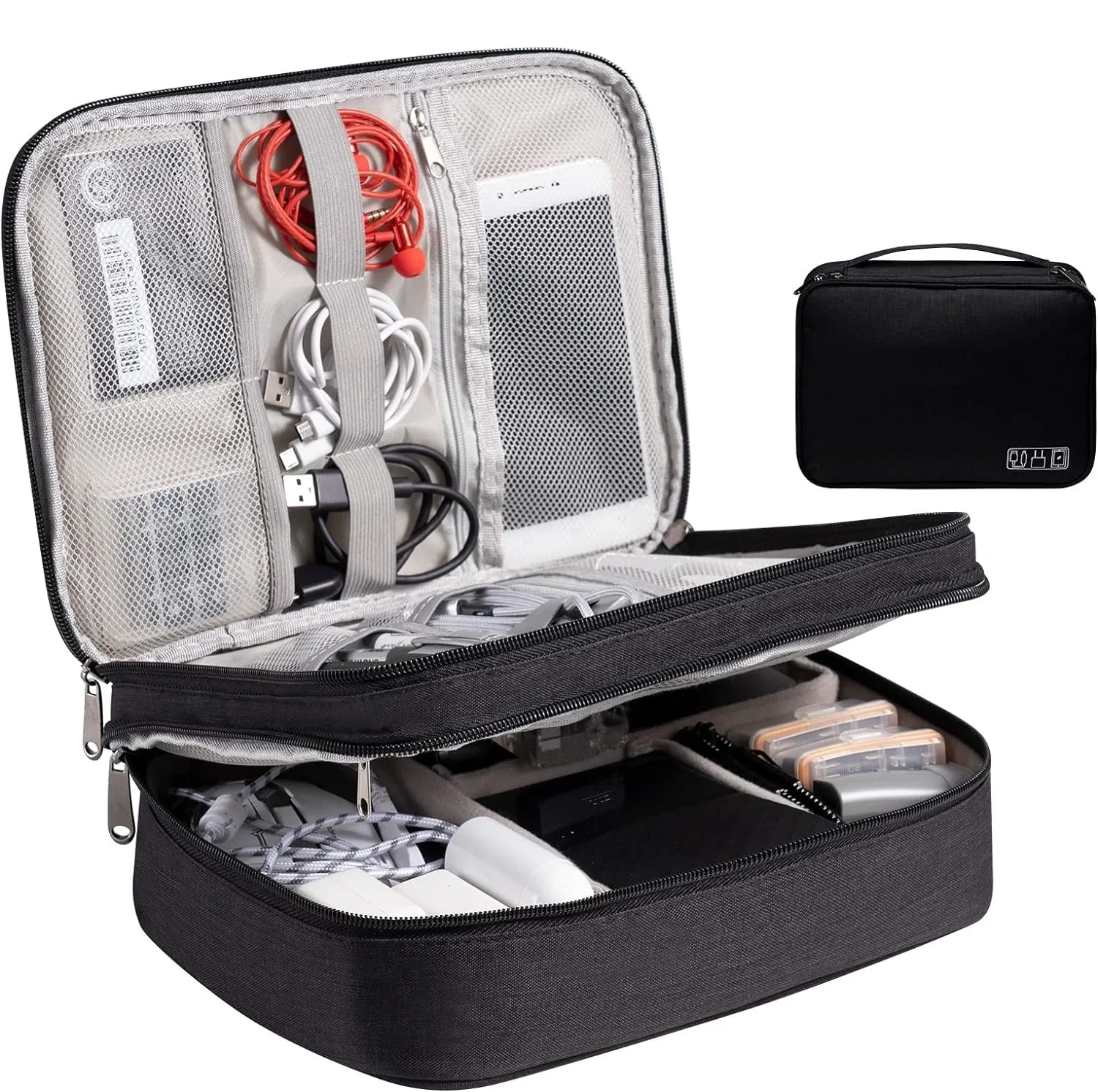 JBAILI Leather Waterproof Cable Organizer ATHLEXES