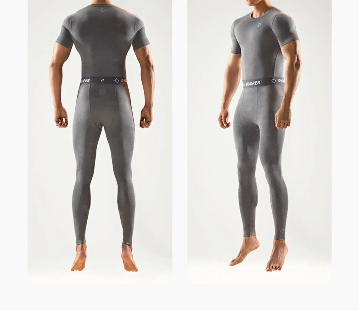 RIGORER Quick Dry Compression Gym T-Shirt for Men ATHLEXES