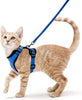 Cat Harness Lead Leash Set Walking Training Escape Proof Adjustable Reflective Pet Vest Harness Kitten Collar Pet Supplies ATHLEXES