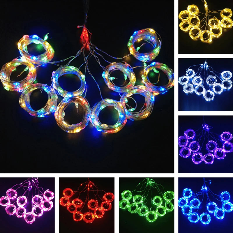 Magical USB Festoon LED Curtain Lights ATHLEXES