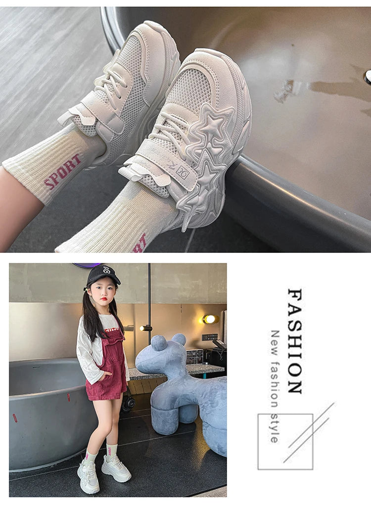 StarStride Girls' Classic Sports Sneakers ATHLEXES