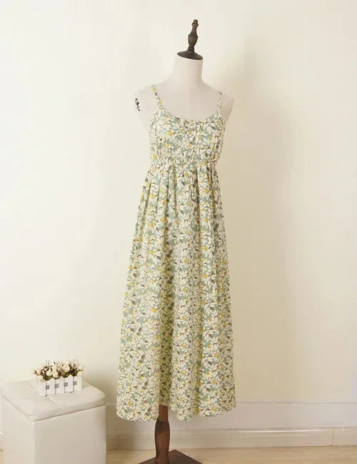 Floral Summer Maxi Halter Dress ATHLEXES