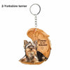 Heartfelt Dog Angel Pendant Keychain ATHLEXES