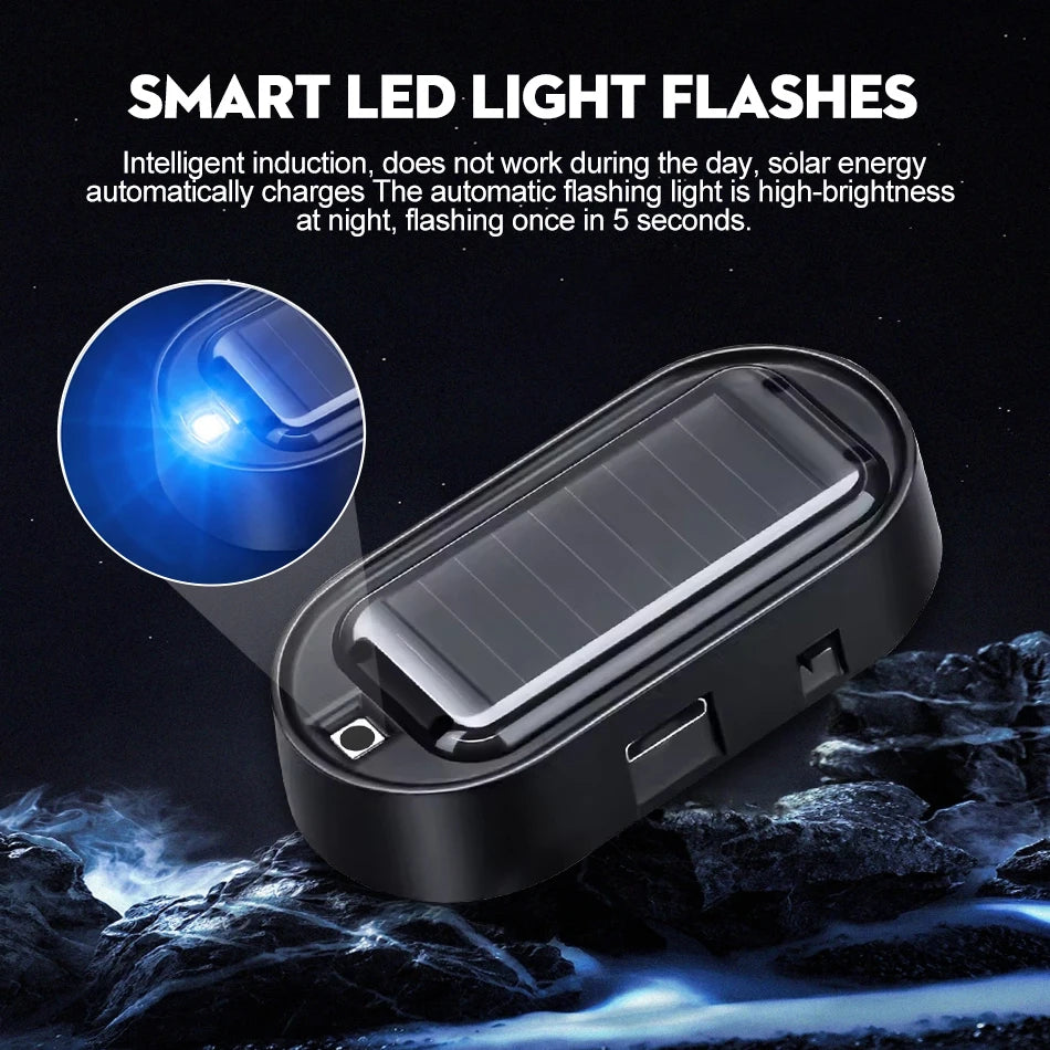 SolarSim Anti-Theft LED Security Lights ATHLEXES