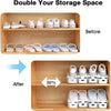 ShoeSavvy 12Pcs Adjustable Organizer Rack System ATHLEXES