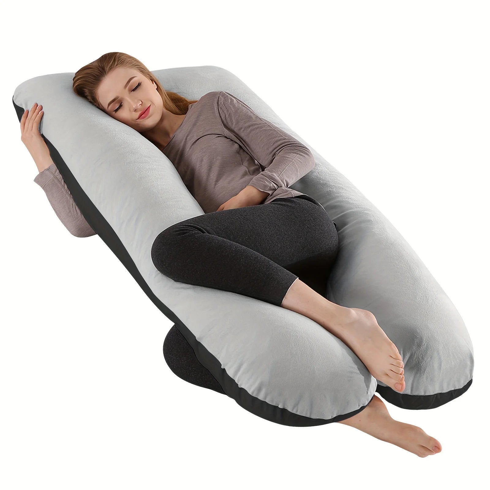 DreamNest Luxury Full-Body Pregnancy Pillow ATHLEXES