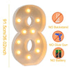 Giant LED Birthday Number Frame for Celebrations ATHLEXES