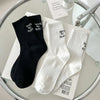 Japanese Style Embroidered Women Crew Socks ATHLEXES