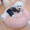 Plush Pet Bed Large Dogs Cats Soothing Round Mat Cozy Sleeping Pad Small Medium Animals Soft Cushion House 2024 New ATHLEXES