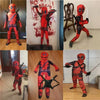 Epic Kids Deadpool Superhero Cosplay Jumpsuit ATHLEXES