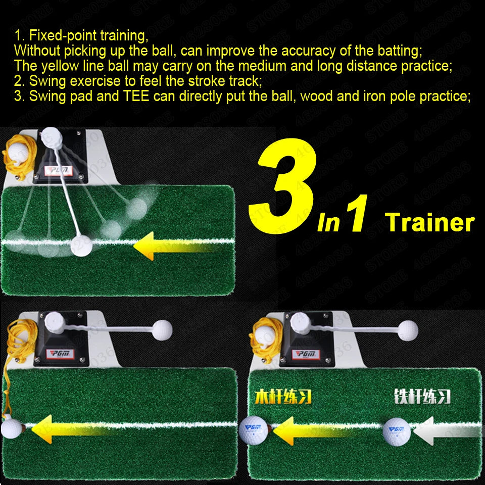 PGM Golf Swing Trainer Indoor Strike Mat HL001 ATHLEXES