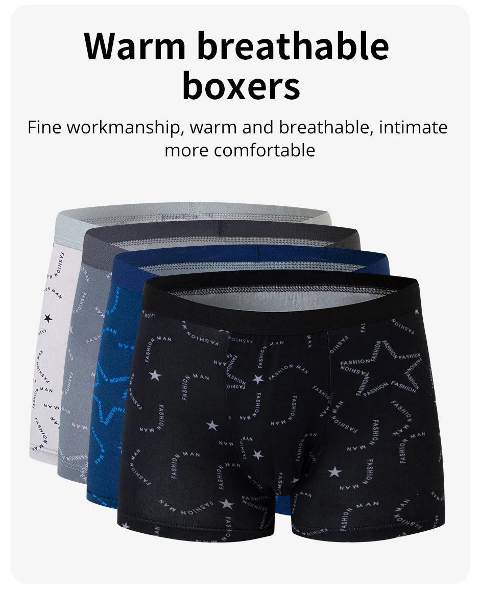 ComfortFlex Printed Underwear 4 Pack for Men ATHLEXES
