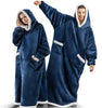 CozySleeve Oversized Flannel Hoodie Blanket for All Seasons ATHLEXES