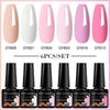 NailArt Pro 6pc UV Gel Polish Kit for Manicure ATHLEXES