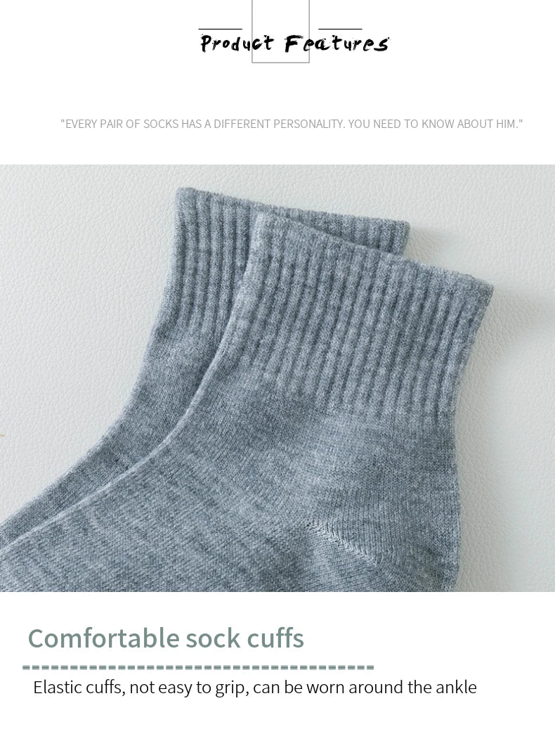 CozyCotton Unisex Business Crew Socks Set ATHLEXES