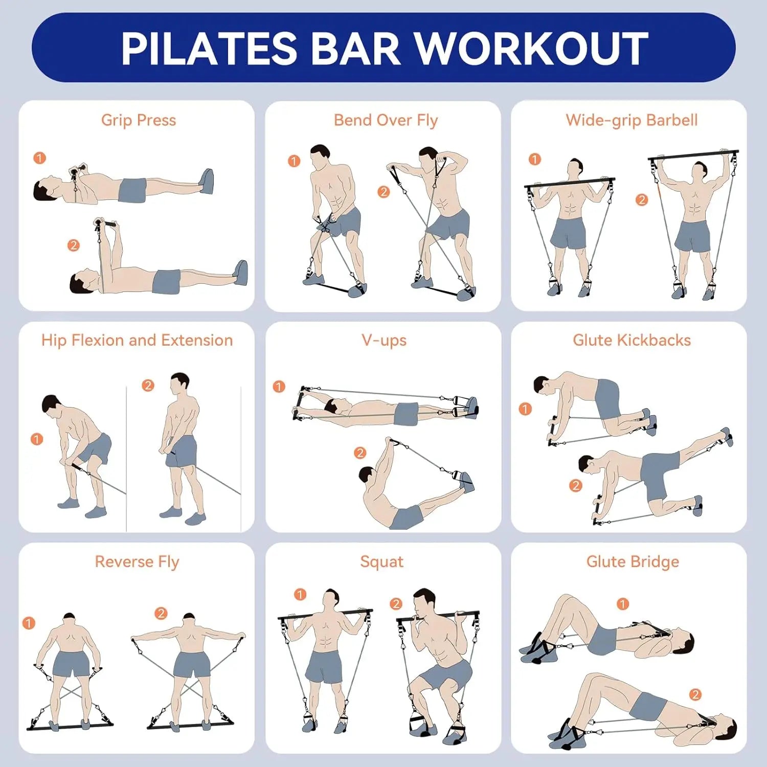 Pilates Power Pack: Portable Resistance Kit ATHLEXES