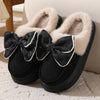 CozyBows Plush Cotton Slippers for Women ATHLEXES