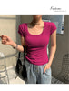 AOSSVIAO 100% Cotton Womenâ??s Slim Fit Tees ATHLEXES