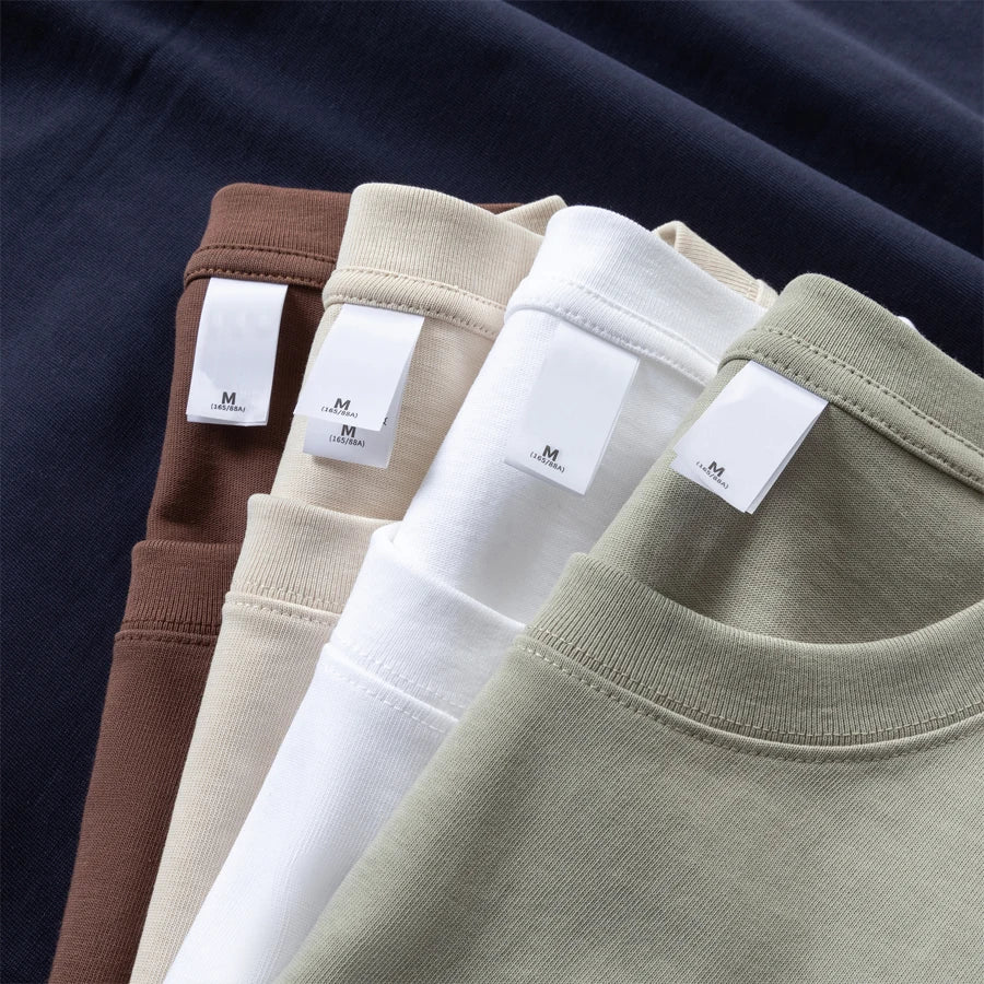 WAVLATII Premium 100% Cotton Casual Oversize Tees for All ATHLEXES