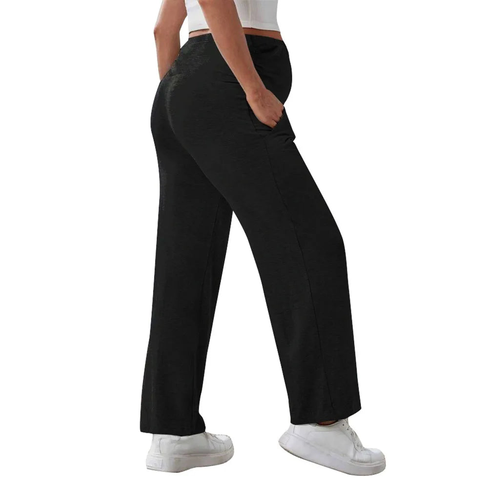 BellyFit Wide Leg Maternity Lounge Pants ATHLEXES