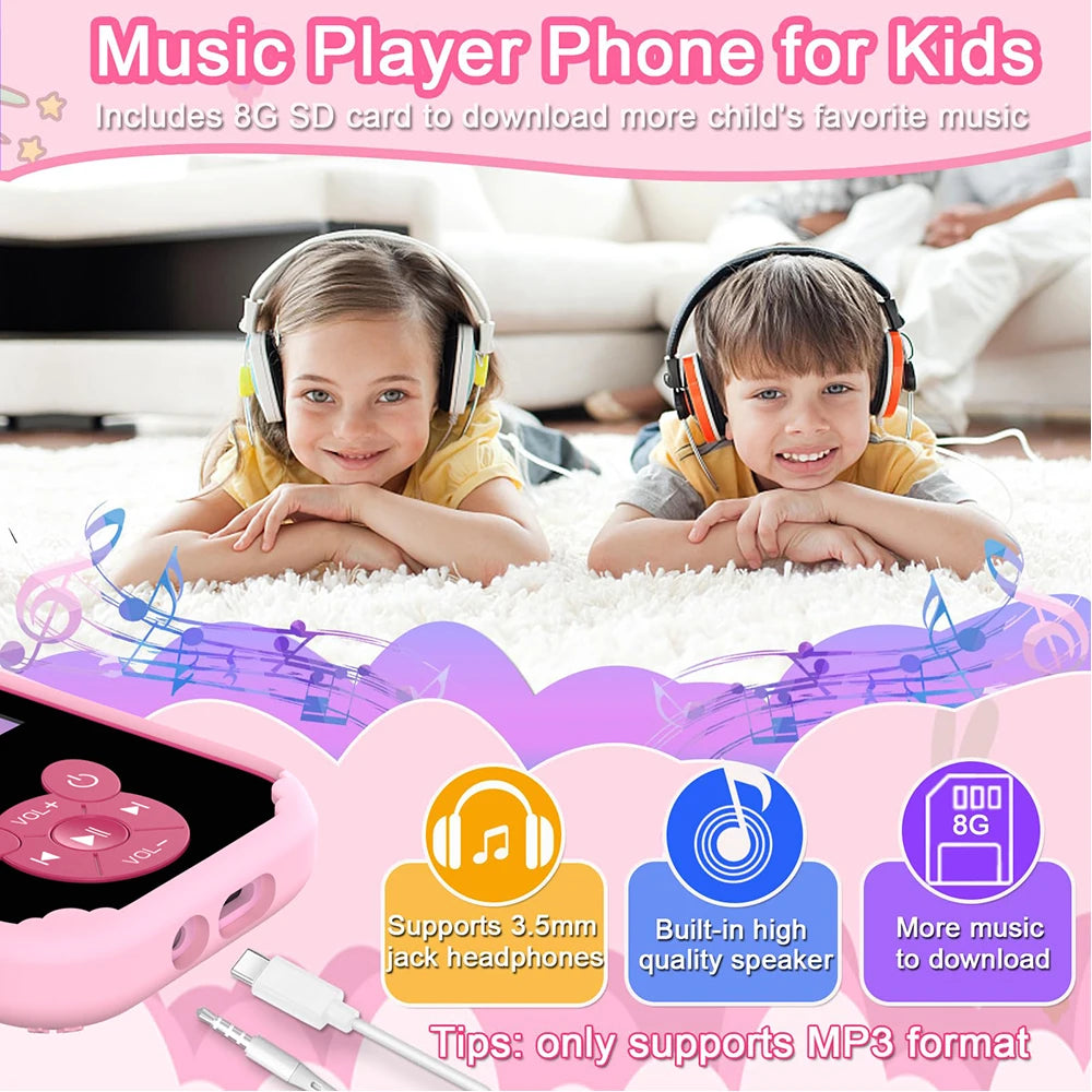 Smart Kids Dual Camera Educational Phone Toy ATHLEXES