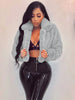 Velvet Luxe Faux Fur Cardigan Jacket ATHLEXES