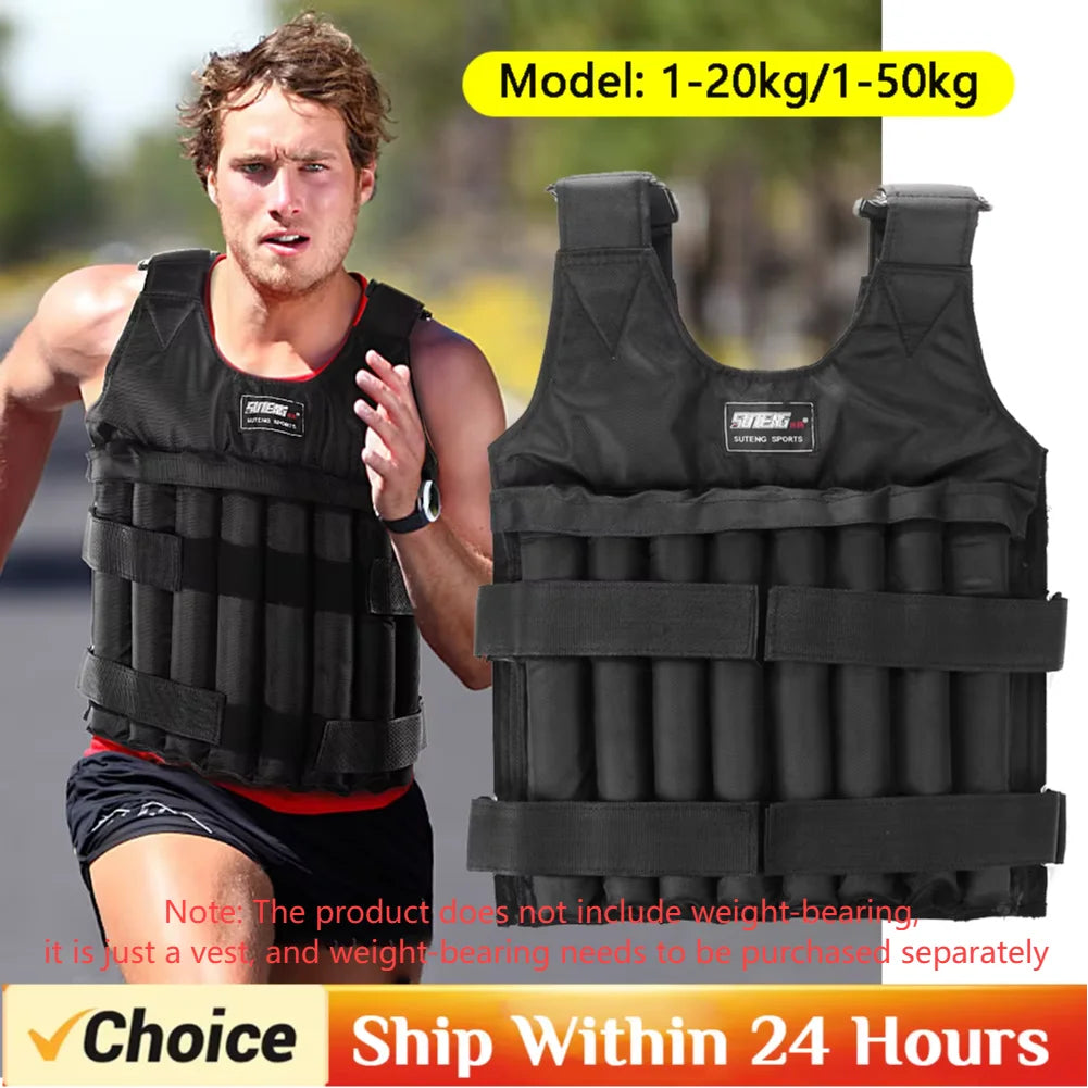 Adjustable Weighted Vest for Strength Training ATHLEXES