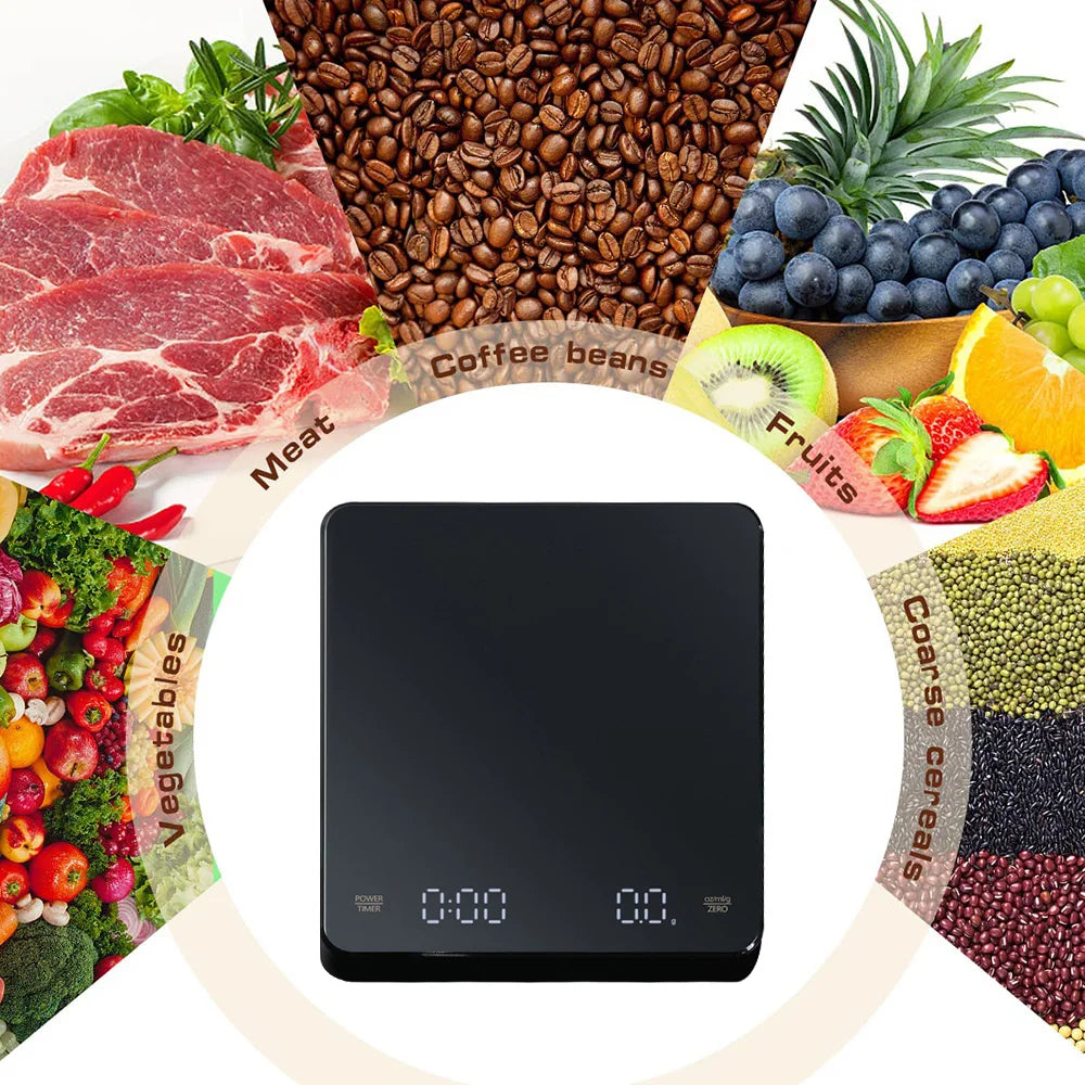 Precision Brew Digital Coffee Scale with Timer ATHLEXES