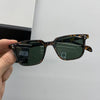 Leopard Green Square Sunglasses for Men ATHLEXES