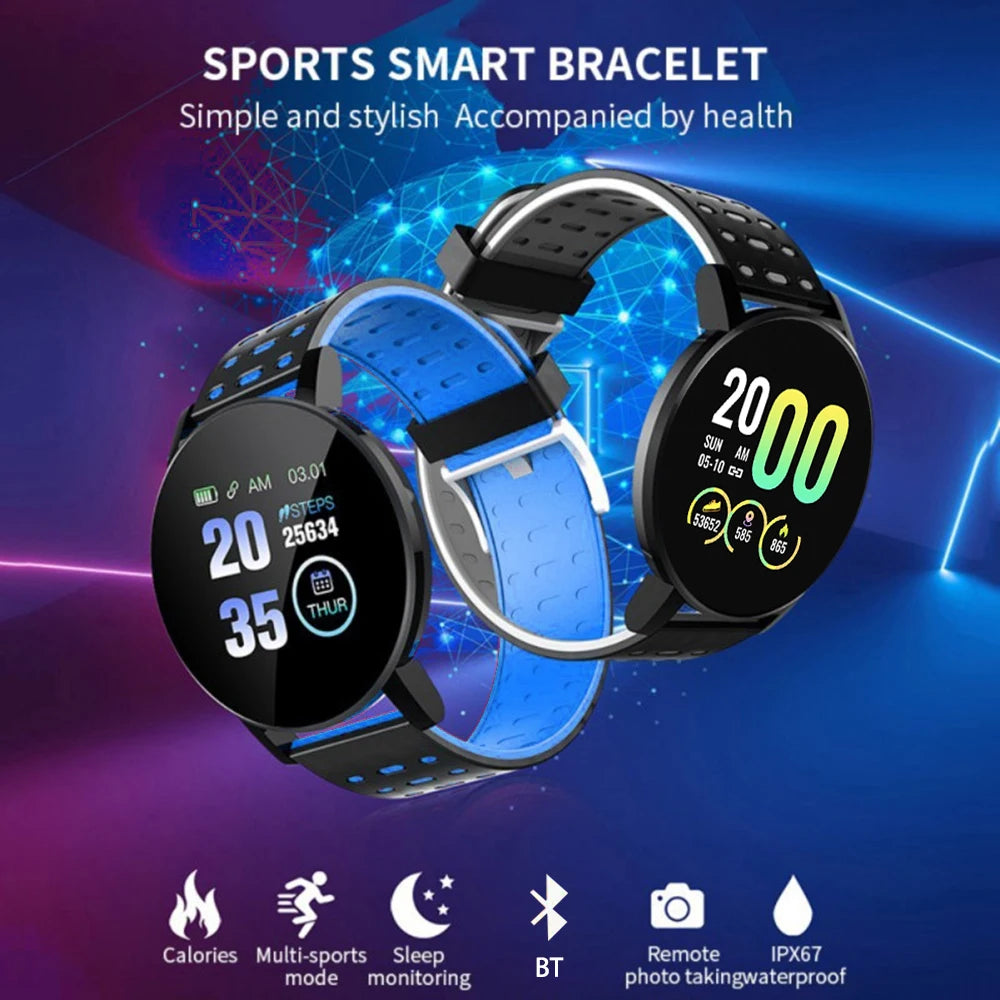 PulseSync 119 Smartwatch for Heart Rate & Fitness Tracking ATHLEXES