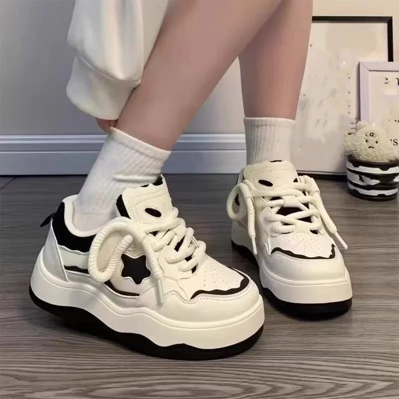 ChicStep Womenâ??s Thick-Soled Casual Sneakers ATHLEXES