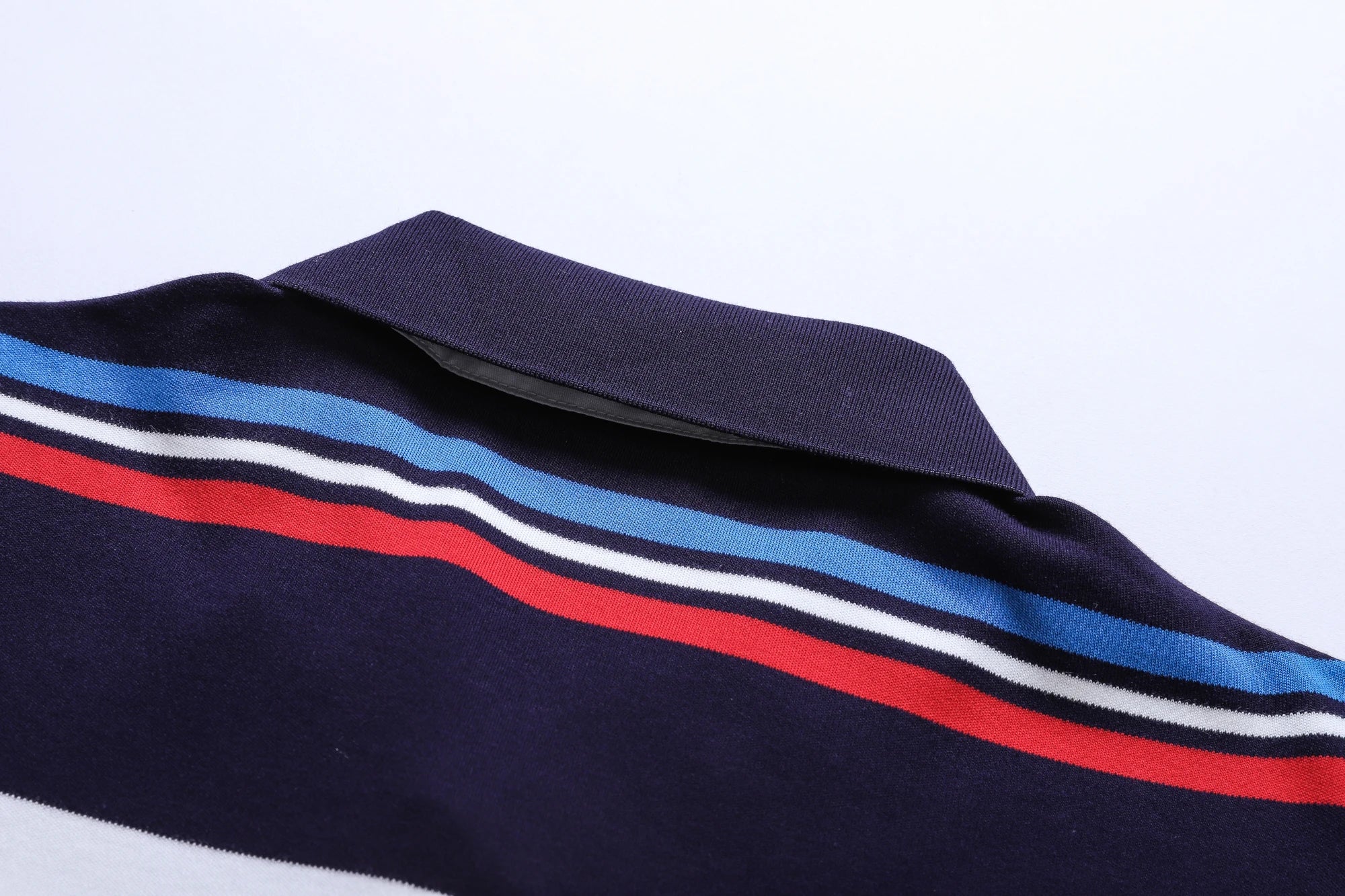 TACE&SHARK Premium Striped Long Sleeve Polo Shirt ATHLEXES