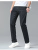 Light Blue Casual Denim Straight Fit Trousers ATHLEXES