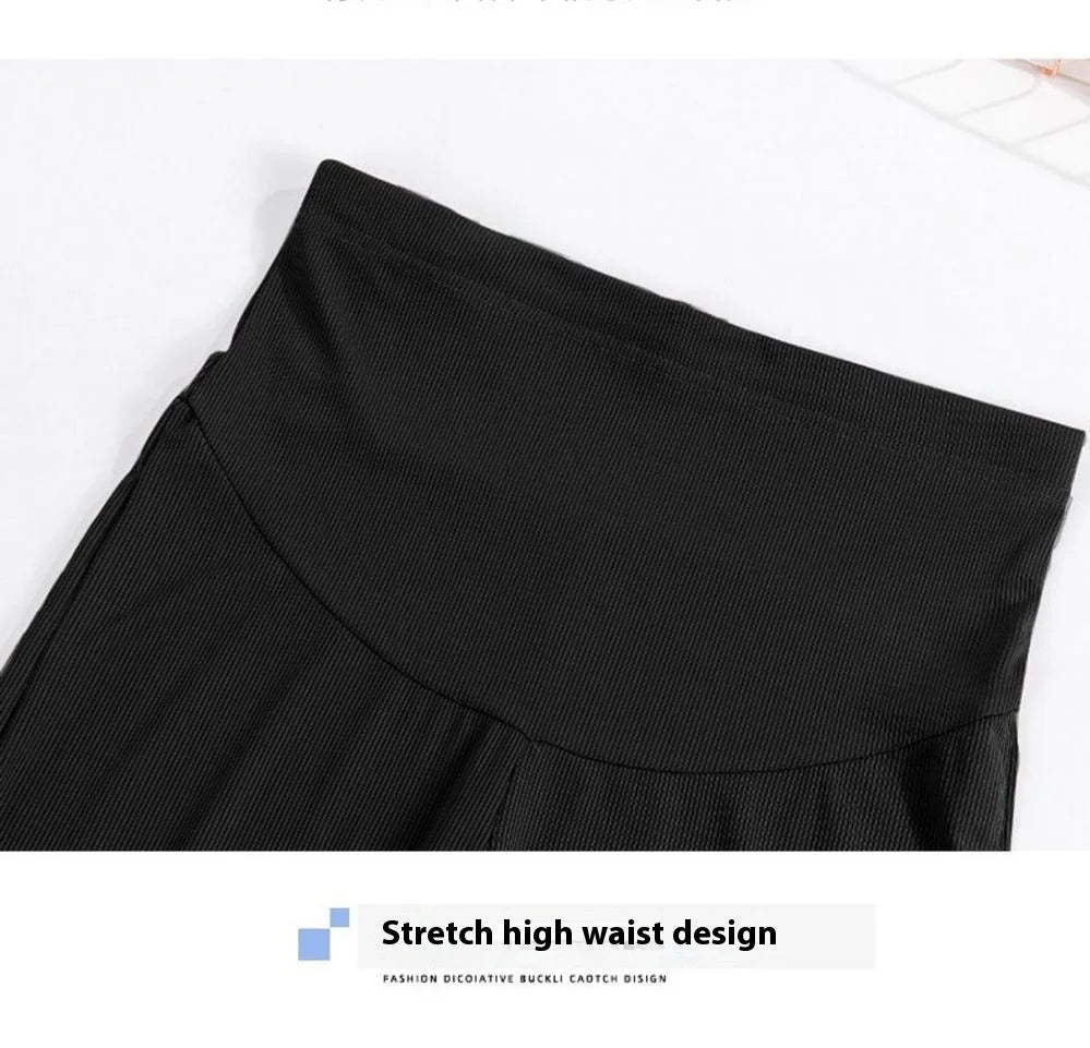 Chic Comfort Maternity Wide-Leg Trousers ATHLEXES