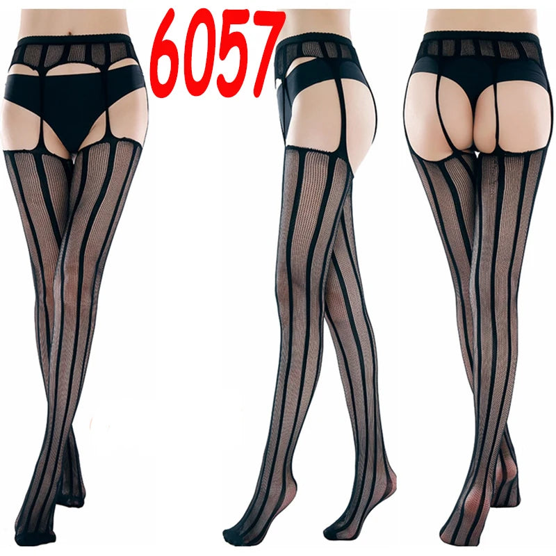 Elegant 19 Styles Lace Tights for Women - Sexy High Waist Fishnet ATHLEXES