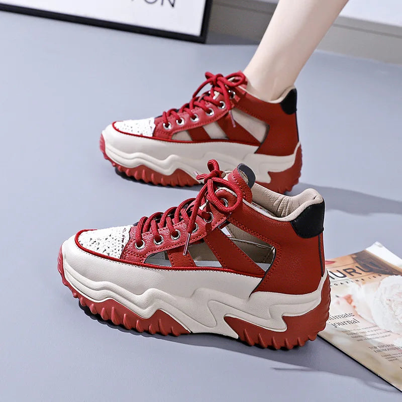 Trendy Womenâ??s Casual Sports Platform Sneakers 2023 ATHLEXES