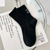 Japanese Style Embroidered Women Crew Socks ATHLEXES