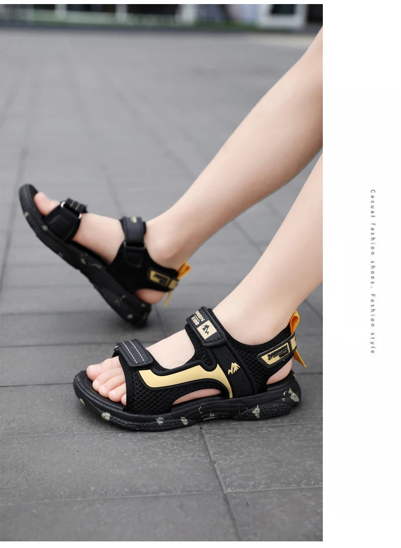 Trendy Kids Camouflage Beach Strap Sandals ATHLEXES