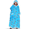 CozySleeve Oversized Flannel Hoodie Blanket for All Seasons ATHLEXES