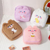 Charming Rabbit Ear Plush Makeup Bag for Girls ATHLEXES