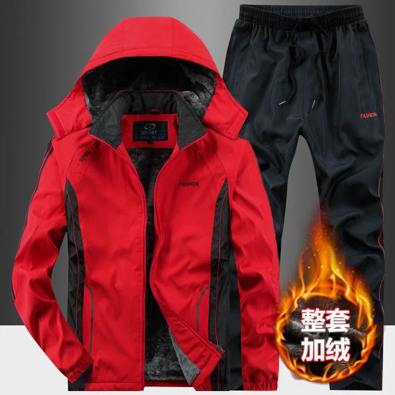 VelvetWarm Autumn Winter Tracksuit for Men ATHLEXES
