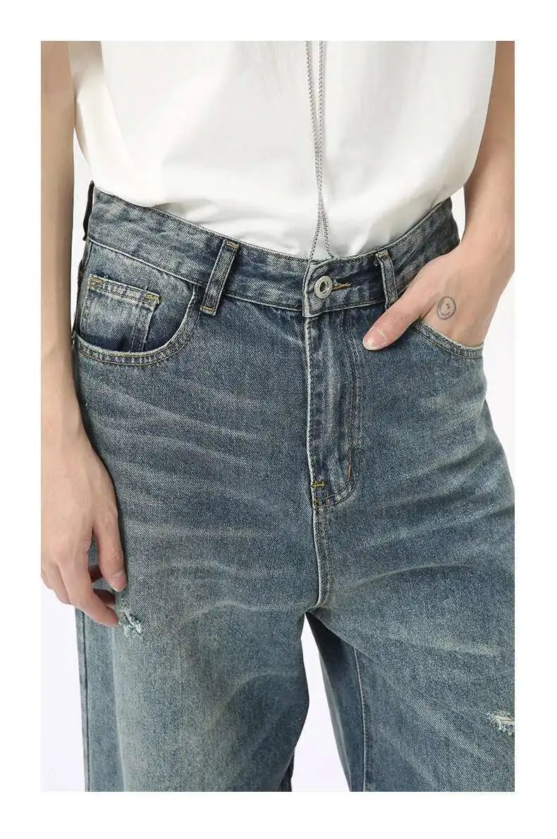 Urban Escape Loose Fit Denim Trousers ATHLEXES