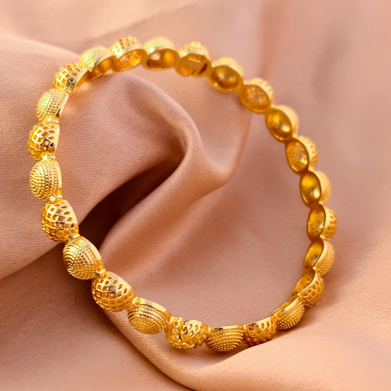 Dubai Turkish Gold Plated Bridal Bangles ATHLEXES