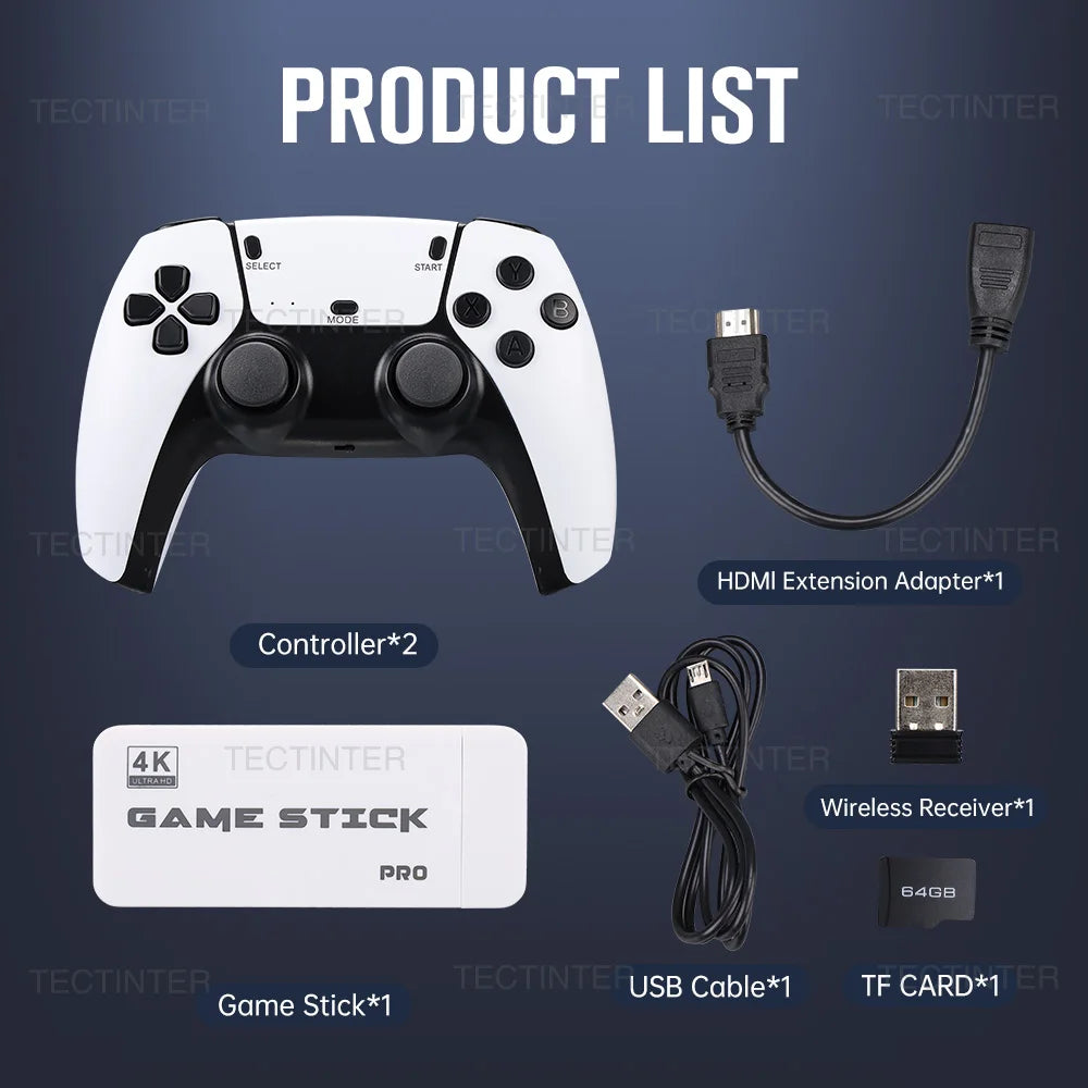 RetroPlay 4K Game Console with 20000 Games ATHLEXES