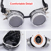 Gothic Steampunk Gas Mask with Goggles for Cosplay ATHLEXES