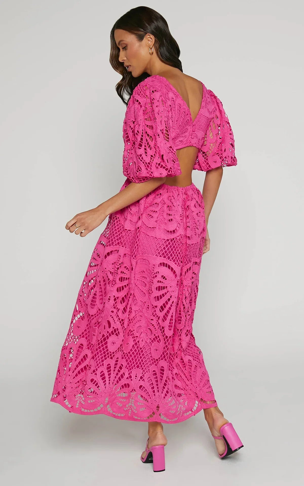 Elegant Lace Embroidered Summer Dress ATHLEXES