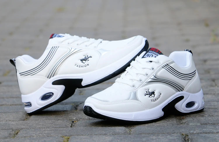 BreezeRun Fashion Black White Men's Sneakers ATHLEXES